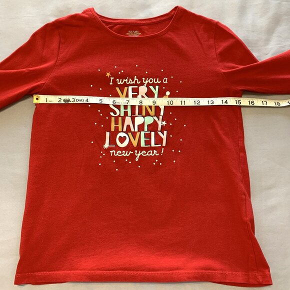 Holiday Themed Girls Winter Set Fleece Snowman Pants Size XS New Year Shirt 12 - Picture 2 of 12